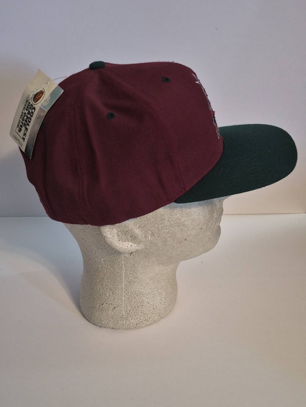 Arizona Coyote NHL Snapback Hat Embroidered Burgandy - Picture 4 of 6